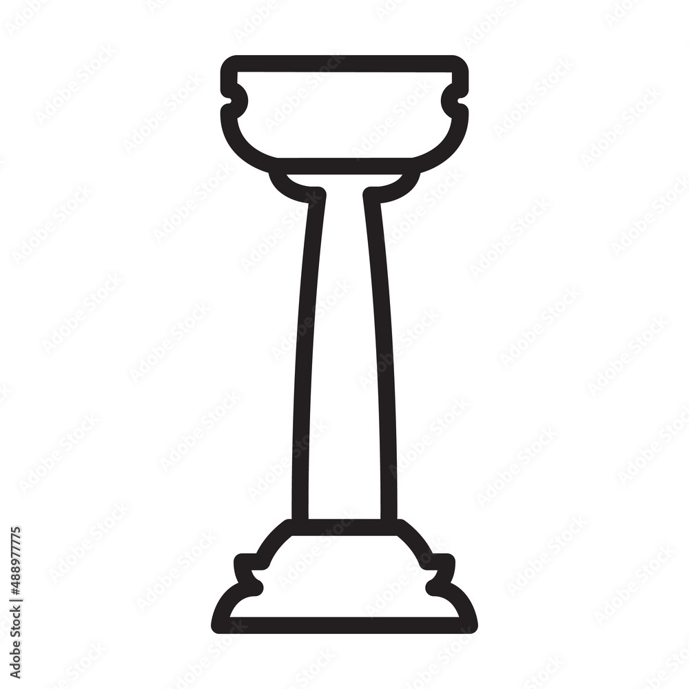 Chess game outline vector icon.Outline vector illustration of rook. Isolated illustration of chess game icon on white background. Chess game outline vector icon.Outline vector illustration of rook. Isolated illustration of chess game icon on white background.