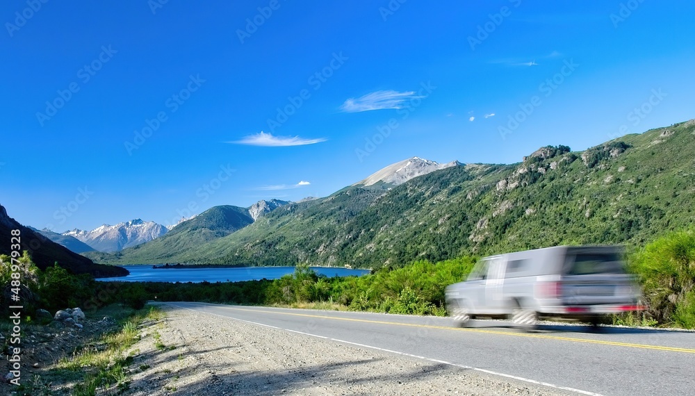 Driving to Bariloche, Argentina