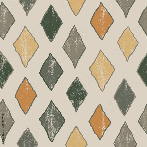 Hand drawn seamless texture...