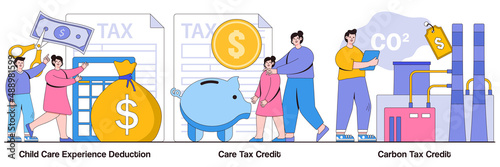 Child Care Experience Deduction, and Carbon Tax Credit Illustrated Pack