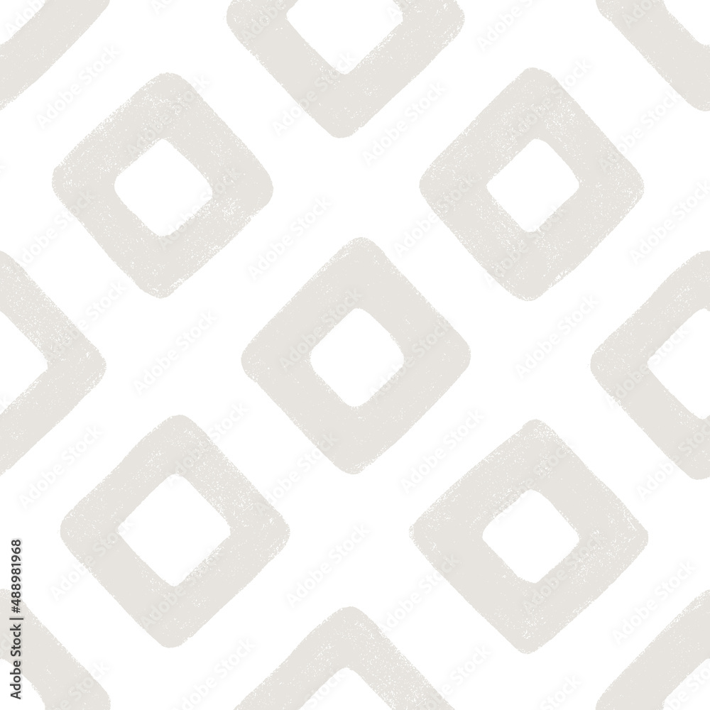 Irregular textured diamond seamless pattern. Irregular textured diamond seamless pattern.
