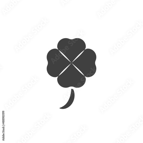 Casino machine clover vector icon