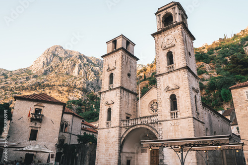 Gorgeous old town of Kotor and the main attraction - Katedrala Svetog Tripuna.