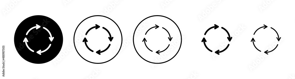 Recycle icons set. Recycling sign and symbol. Recycle icons set. Recycling sign and symbol.