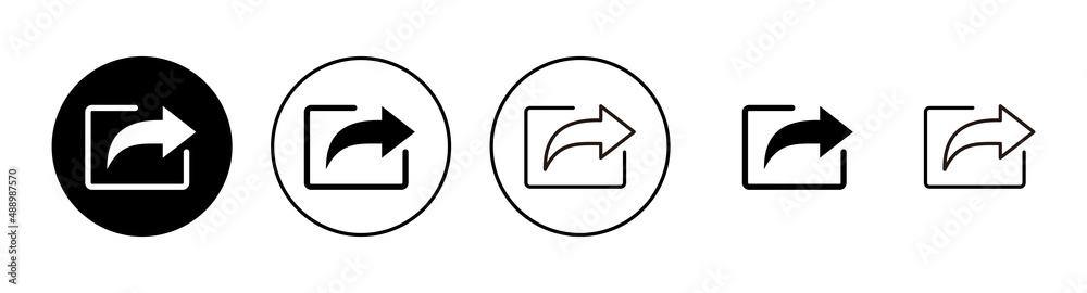 Share icons set. Sharing sign and symbol Share icons set. Sharing sign and symbol