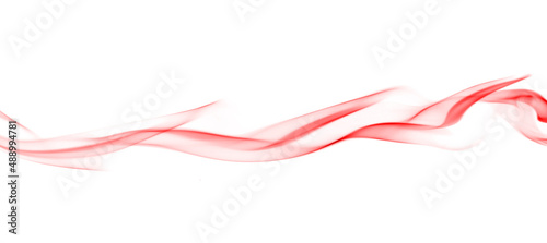 line red smoke group, Isolated white background 