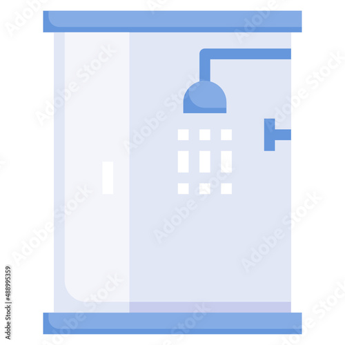 BATHROOM flat icon,linear,outline,graphic,illustration