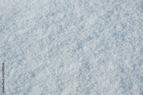 White snow closeup texture