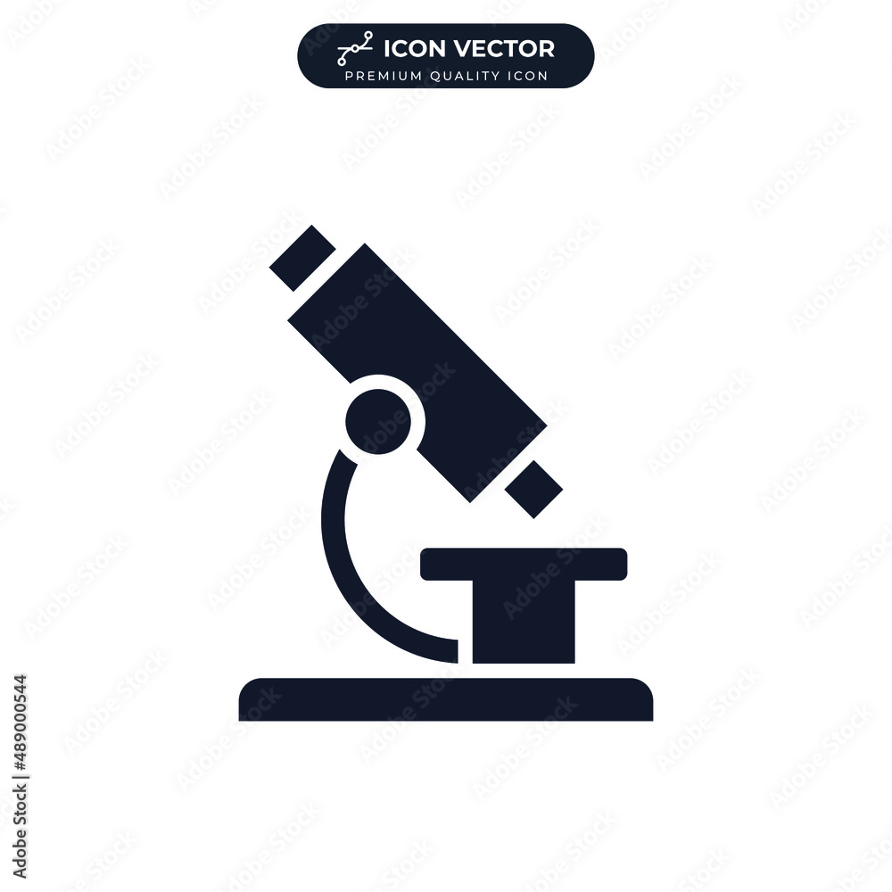 microscope icon symbol template for graphic and web design collection logo vector illustration microscope icon symbol template for graphic and web design collection logo vector illustration