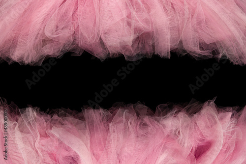 Pink tutu edges photo