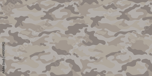 Vector camouflage pattern for clothing design. Trendy camouflage military pattern