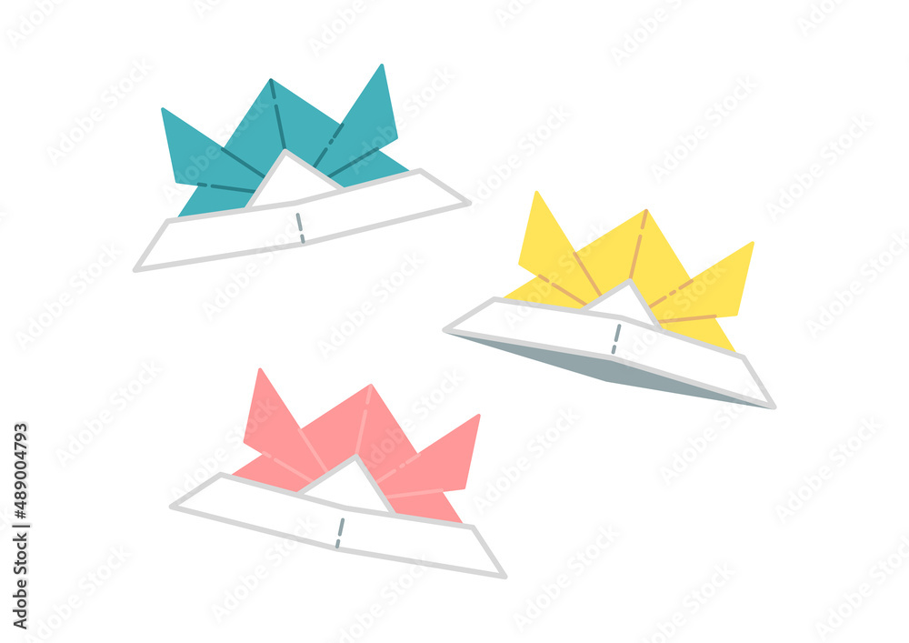 カラフルな折り紙の兜のイラスト 端午の節句 こどもの日 線画なし Stock Vector Adobe Stock カラフルな折り紙の兜のイラスト 端午の節句 こどもの日 線画なし Stock Vector Adobe Stock