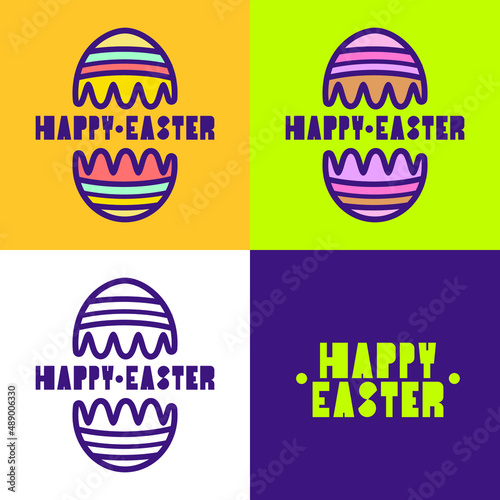 Happy easter vector symbol 