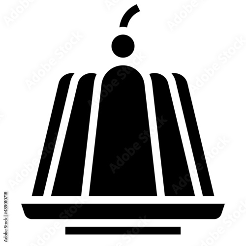 PUDDING glyph icon,linear,outline,graphic,illustration