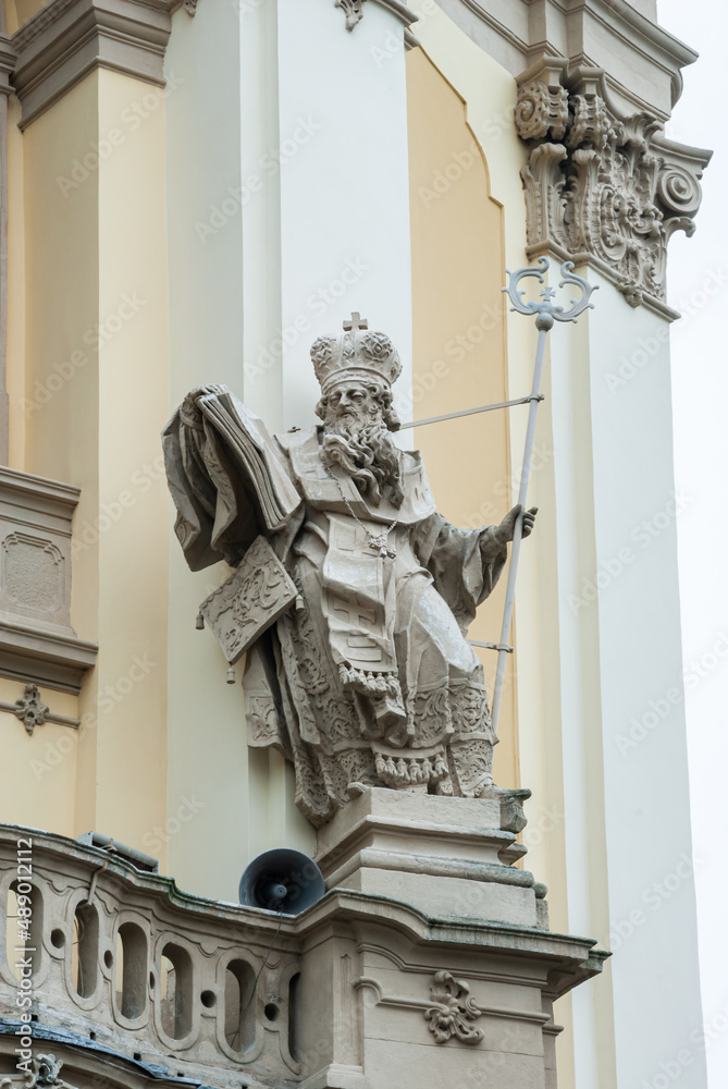 Nice view of St. George's Cathedral, Lviv, Ukraine, historical building, culture and religion Nice view of St. George's Cathedral, Lviv, Ukraine, historical building, culture and religion