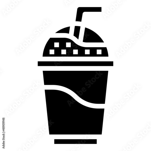 FRAPPE glyph icon,linear,outline,graphic,illustration
