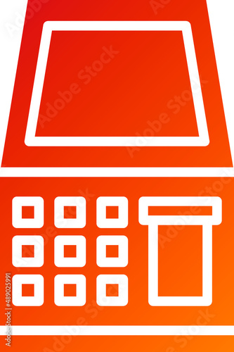Atm Machine Icon Style