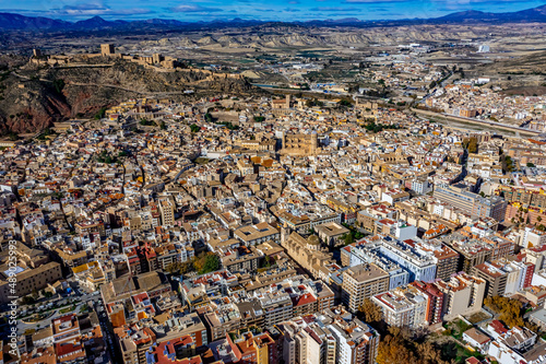 Lorca Spain | Die Stadt Lorca in Andalusien aus der Luft photo