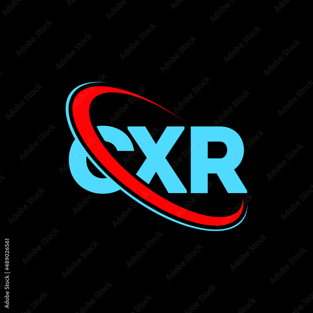 CXR logo. CXR letter. CXR letter logo design. Initials CXR logo linked ...