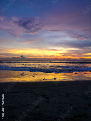 Sunset in Canggu  Bali  Indonesia