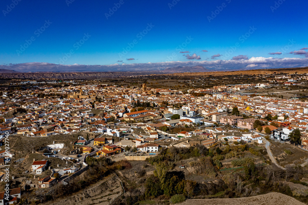 Guadix in Spanien Luftbilder | Drohnenaufnahmen von der Stadt Guadix in Andalusien Guadix in Spanien Luftbilder | Drohnenaufnahmen von der Stadt Guadix in Andalusien