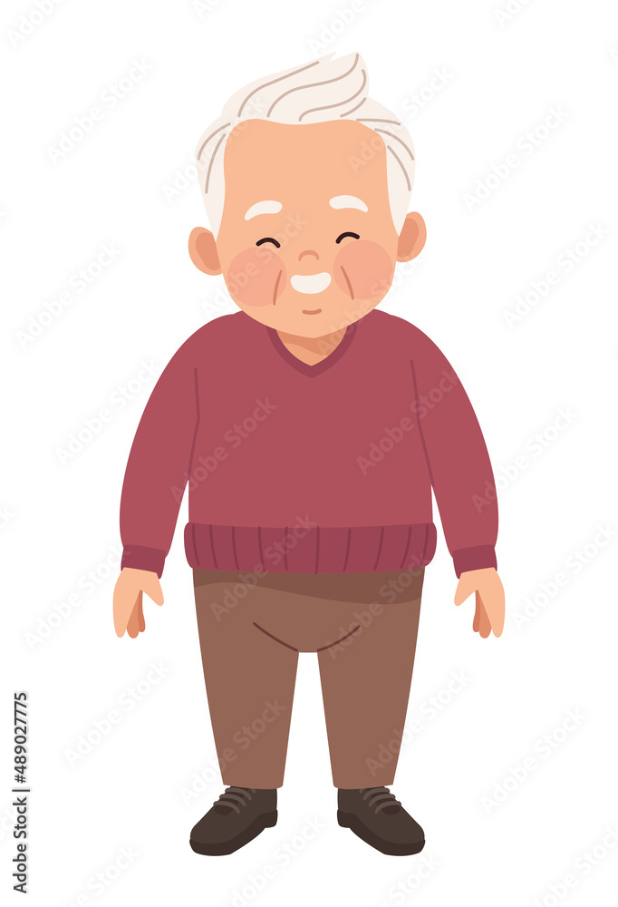 Obraz premium old man standing