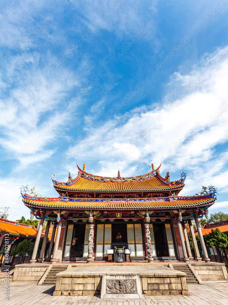 Courtyard of the Confucius Temple in Taipei, Taiwan (Asia) Courtyard of the Confucius Temple in Taipei, Taiwan (Asia)
