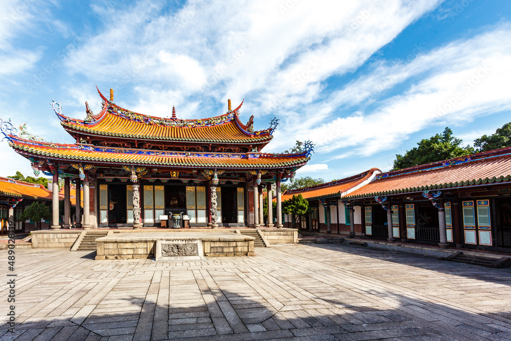 Courtyard of the Confucius Temple in Taipei, Taiwan (Asia) Courtyard of the Confucius Temple in Taipei, Taiwan (Asia)
