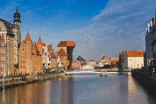 gdansk city scape old town travel dastination