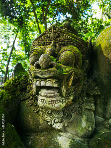 Statues in Monkey forest, Bali, Indonesia