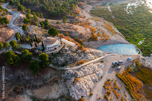 Banos de Zujar Luftbilder   Drohnenaufnahme von Banos de Zujar in Andalusien © Roman