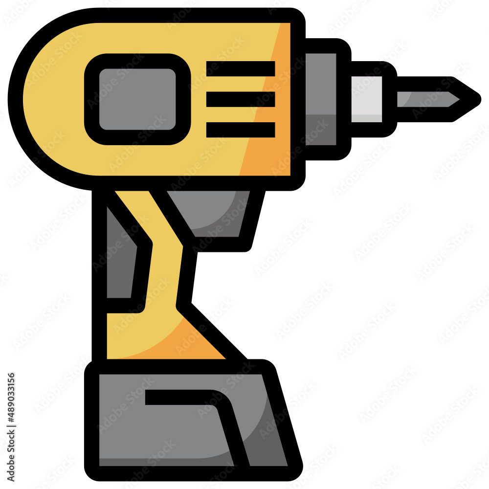 DRILLER filled outline icon,linear,outline,graphic,illustration DRILLER filled outline icon,linear,outline,graphic,illustration