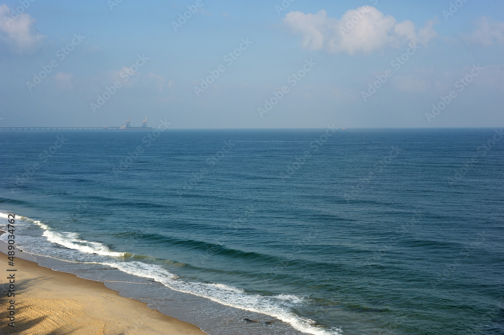 Mediterranean coast in southern Israel near the city of Ashkelon Mediterranean coast in southern Israel near the city of Ashkelon
