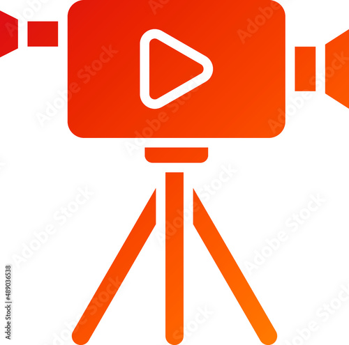 Video Camera Icon Style