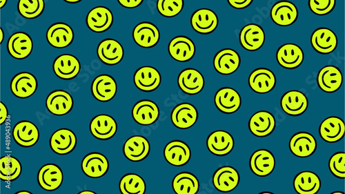 Happy Smiley Face Pattern