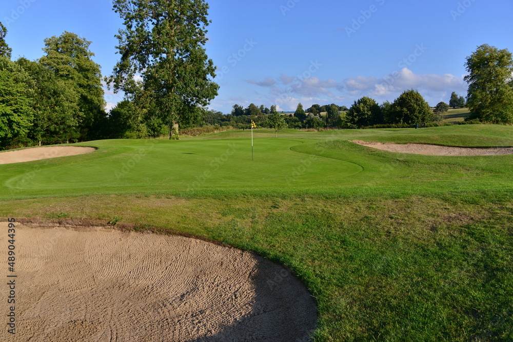 Fototapeta premium Golf course in summer