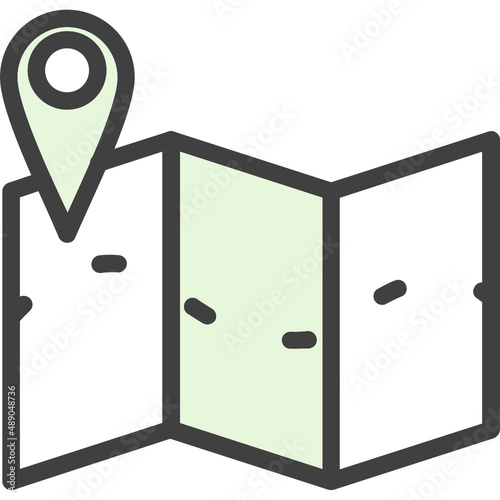 Map Marked Icon