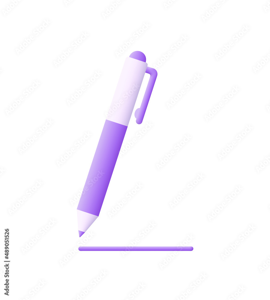 3d Pen isolated on white background. Can be used for many purposes. 3d Pen isolated on white background. Can be used for many purposes.