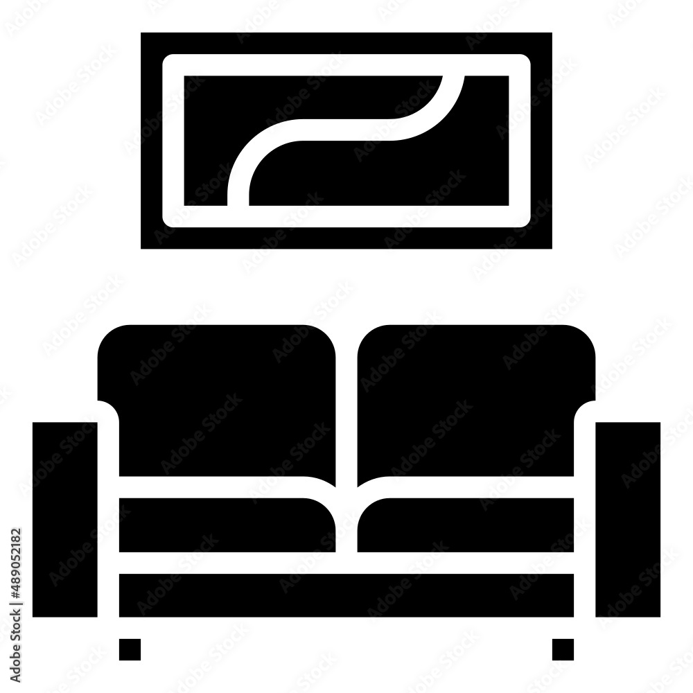 SOFA glyph icon,linear,outline,graphic,illustration SOFA glyph icon,linear,outline,graphic,illustration