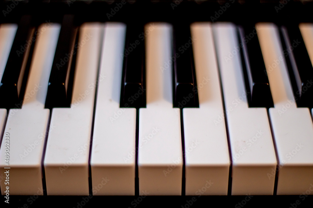 piano keys closeup piano keys closeup
