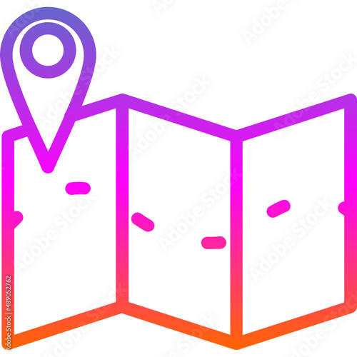 Map Marked Icon