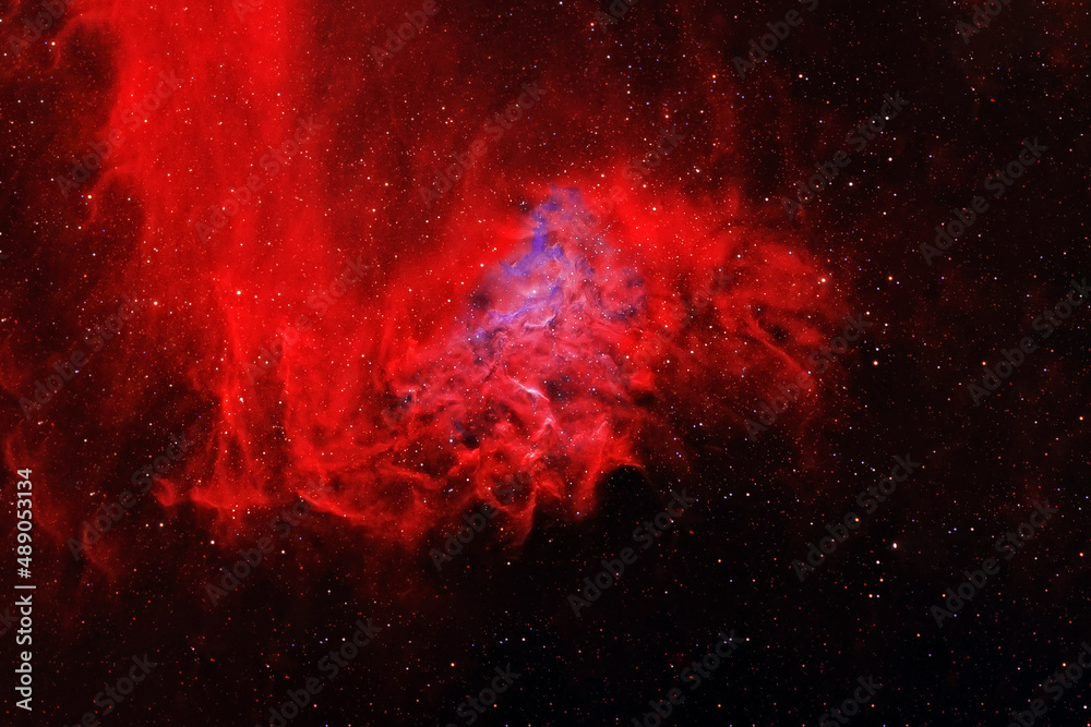 Red galaxy in deep space. Elements of this image were furnished by NASA. Red galaxy in deep space. Elements of this image were furnished by NASA.