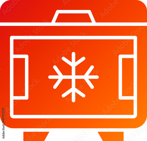 Deep Freezer Icon Style