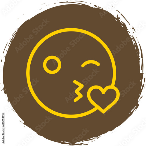 Kiss Wink Heart Icon