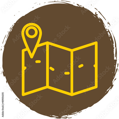 Map Marked Icon