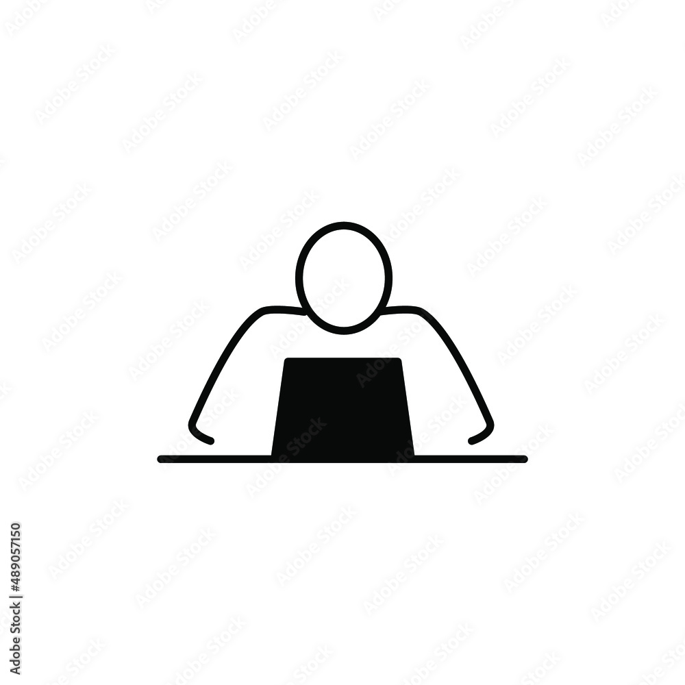 employee icons symbol vector elements for infographic web