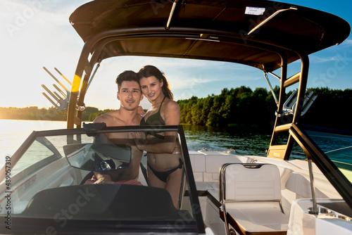 In love on a speedboat