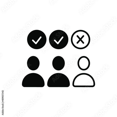 candidate icons symbol vector elements for infographic web