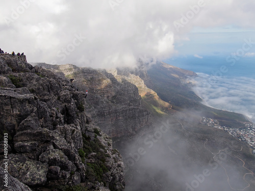 View from the Table Mountain at Cape-Town, South Africa © Eleseus