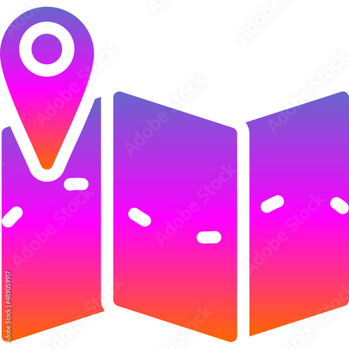 Map Marked Icon